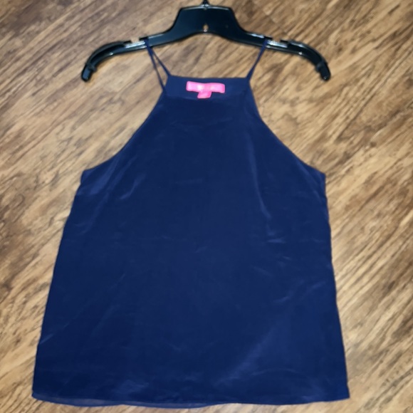 Lilly Pulitzer “Rae” Square Neck Silk Tank - Picture 7 of 13